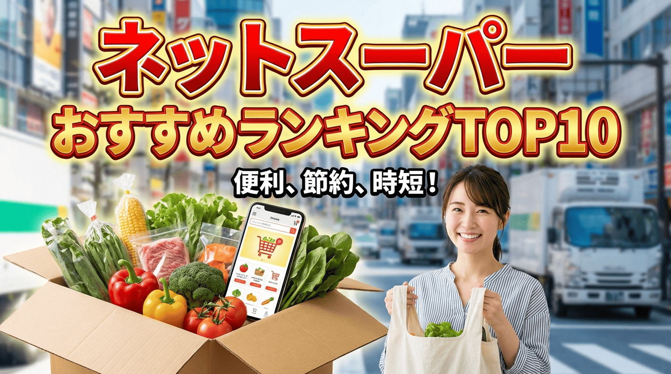 ネットスーパー】おすすめランキングTOP10アイキャッチ
